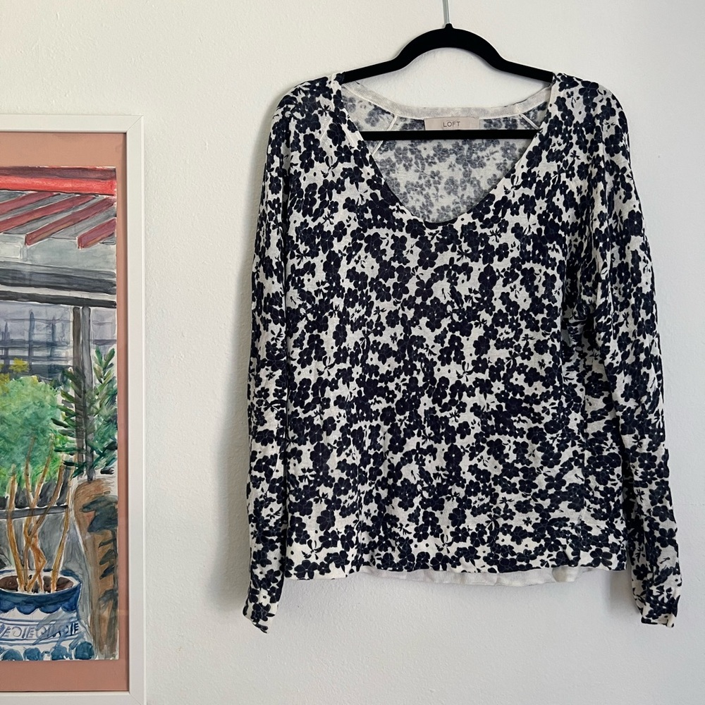 Loft Floral Sweater